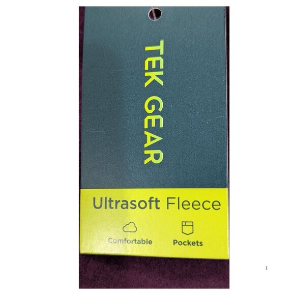 ✨Tek Gear Ultrasoft Fleece Long Cardigan – Plum – Size XL – NWT - Picture 4 of 5